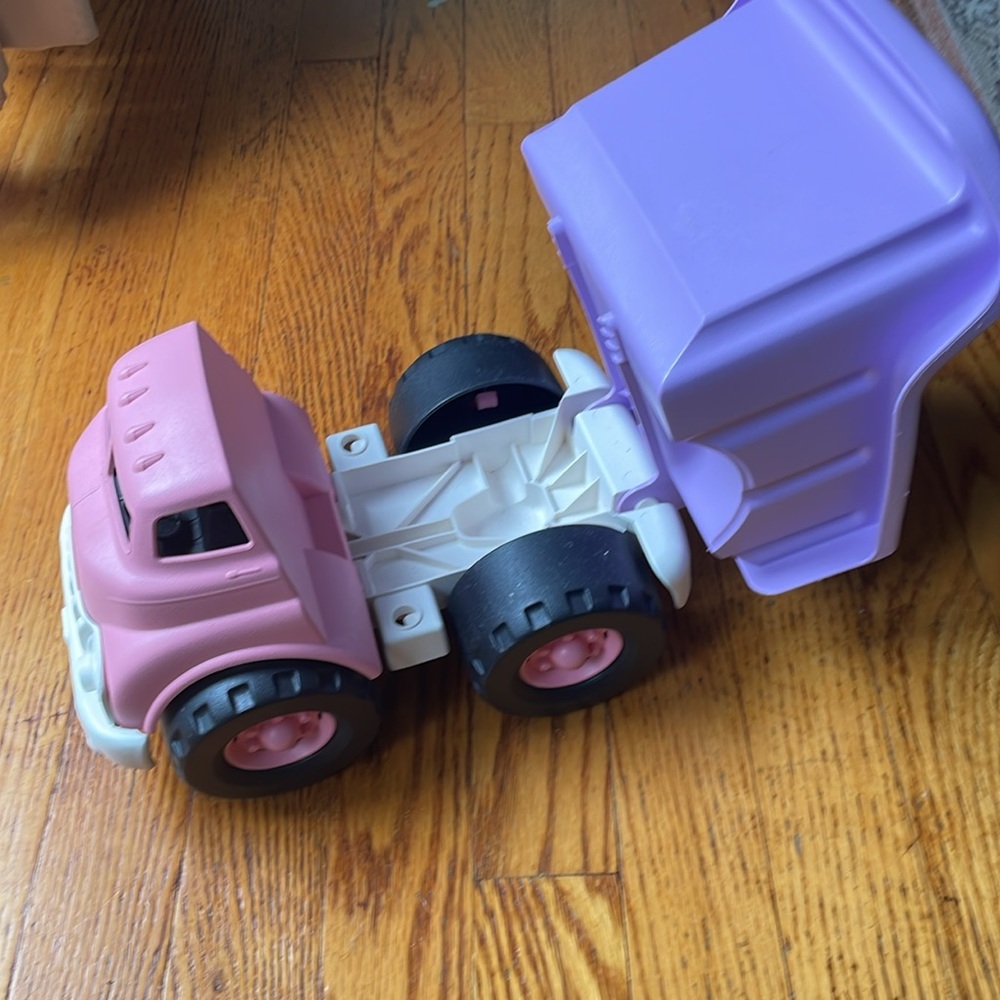 Green Toys Pink/Purple Dump Truck - Picture 9 of 10